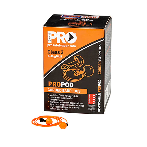 PROPOD CORDED Ear Pods (box of 50prs)