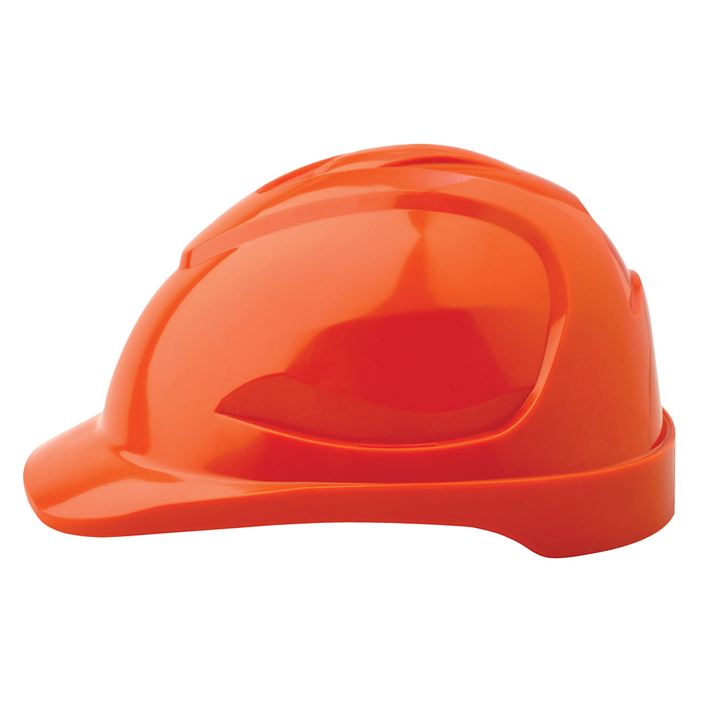 Hard Hat (V9) - UNVENTED, 6 Point PUSH-LOCK Harness