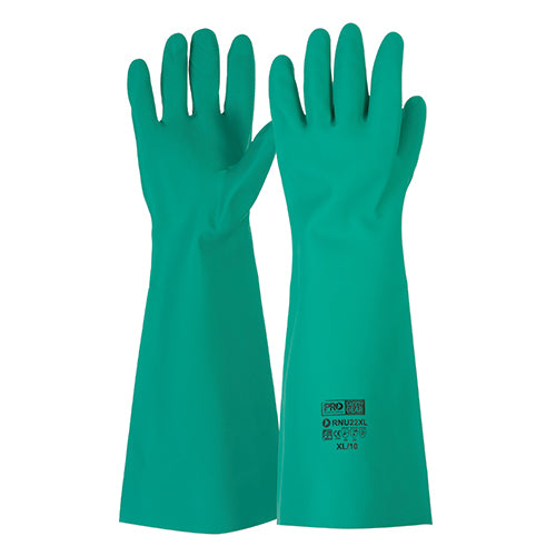 Green Nitrile Gauntlet - Length 45cm