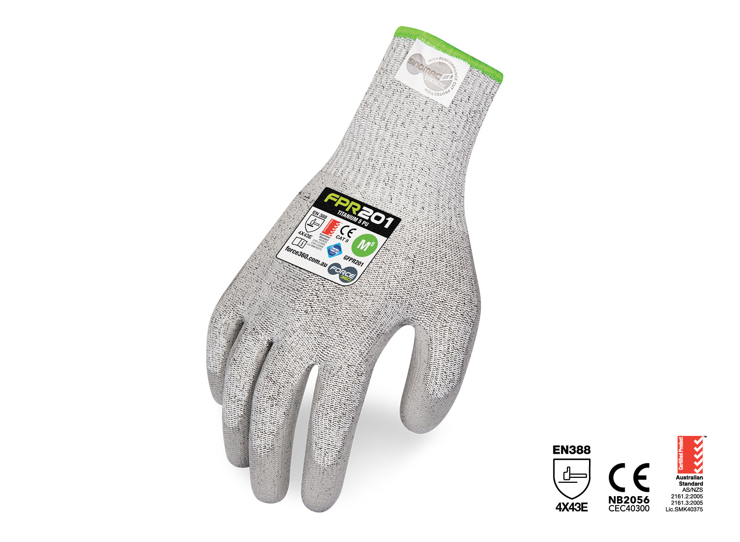 Force360 Titanium Cut 5 PU Glove