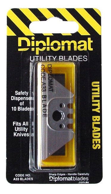 SAFETY KNIFE BLADES DISP 10's