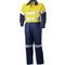 Lightweight 190gsm Coverall Two Tone Cotton Drill  3M Two Hoop Reflective Tape