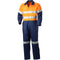 Heavyweight 320gm Coverall Two Tone Cotton Drill  3M Two Hoop Reflective Tape