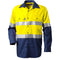 Shirt L/S Two Tone Cotton Drill with 3M Two Hoop Reflective Tape  VERTICAL Cooling Vents