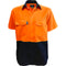 Shirt S/S Two Tone Cotton Drill with HORIZONTAL Cooling Vents