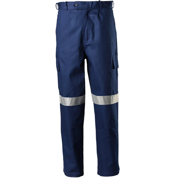 Trousers Heavyweight Cotton Drill Cargo with 3M Reflective Tape