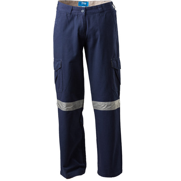 Trousers Mid Weight Cotton Canvas Cargo 3M Reflective Tape