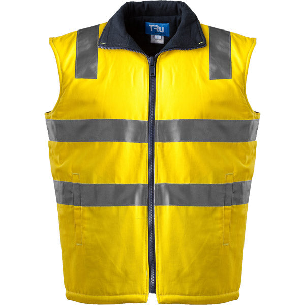 Cotton Canvas Vest with 3M Reflective Tape