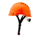 Airborne Linesman Hard Hat Unvented Micro Peak, 6 Point RATCHET Harness