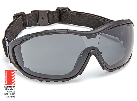 Force360 Eyefit Oil & Gas Smoke Lens Safety Spectacle(With strap)