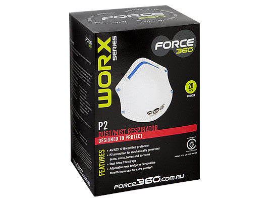 Force360 P2 Disposable Respirator 20 box