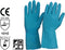 Silverlined Latex Rubber Household Gloves - Blue