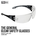 The GENERAL Safety Glasses Clear