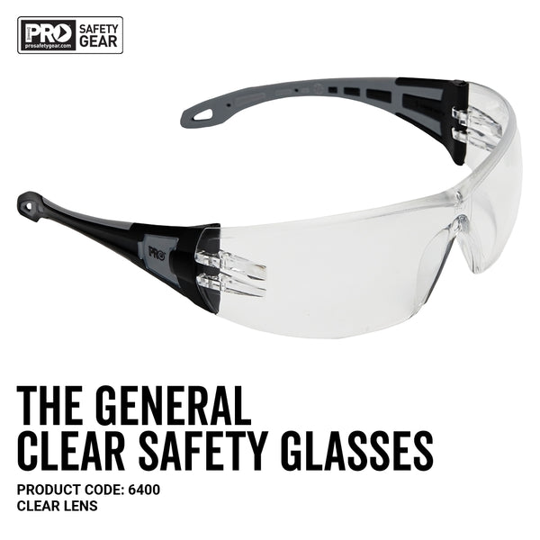 The GENERAL Safety Glasses Clear