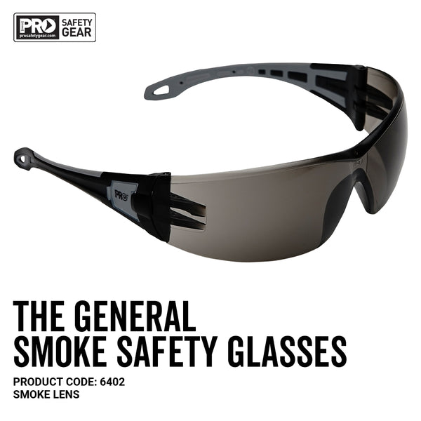 The GENERAL Safety Glasses Smoke