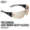 The GENERAL Safety Glasses Brown Tint