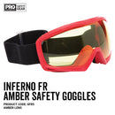 INFERNO FR Amber Goggle