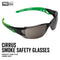 CIRRUS - Smoke Polycarbonate Frame with Soft Green Arms