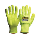 ARAX Gold Hi-Vis Yellow ARAX Liner with Hi-Vis Yellow PU Dip Palm