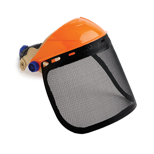 Assembled Browguard & Mesh Visor