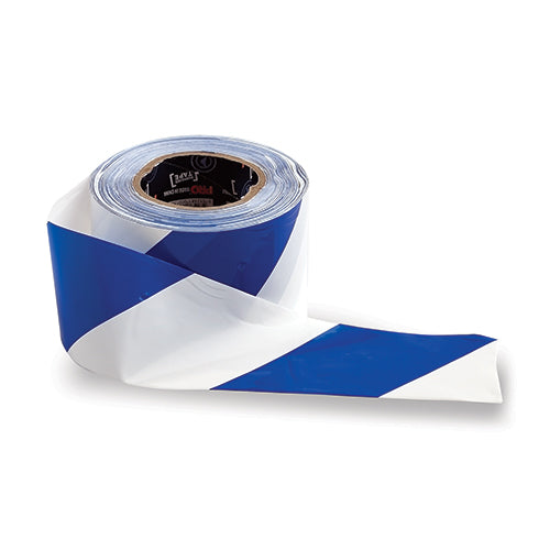 Blue/White Hazard Tape