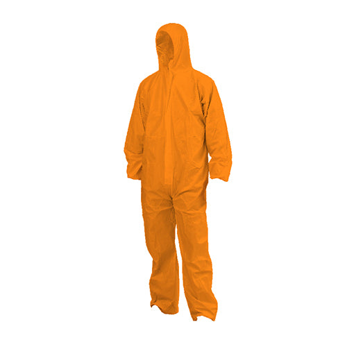 Disposable SMS Coverall - Orange