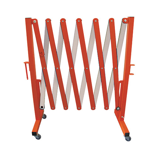 Expandable Barrier Red White