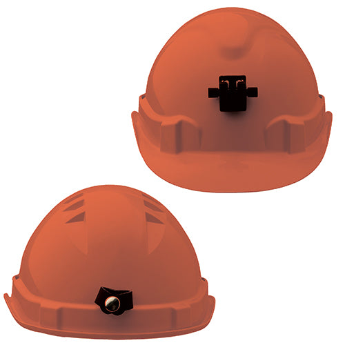 Hard Hat (V6) - VENTED, 6 Point PUSH-LOCK Harness c/w Lamp Bracket, MOQ 20