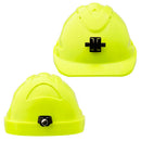 Hard Hat (V9) - VENTED, 6 Point PUSH-LOCK Harness c/w Lamp Bracket, MOQ 20