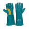 SOUTH PAW Green & Gold Pair of Left Hands Kevlar Stitched