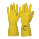 Silverlined Latex Rubber Household Gloves - Yellow