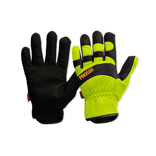 PRO-FIT RIGGAMATE Synthetic Leather, Hi-Vis Yellow