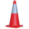 Orange Traffic Cone with Reflective Strip