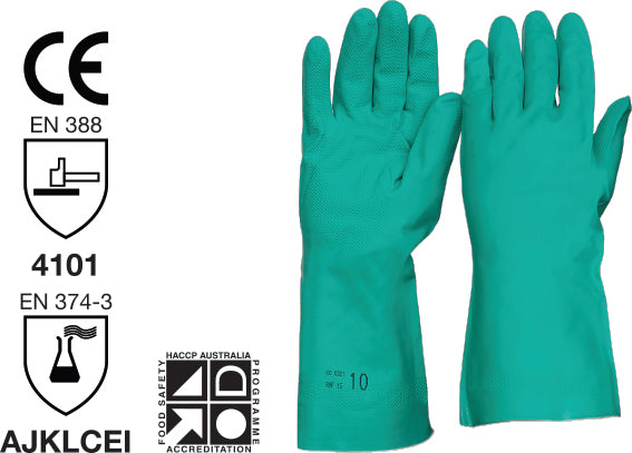 Green Nitrile - Length 33cm