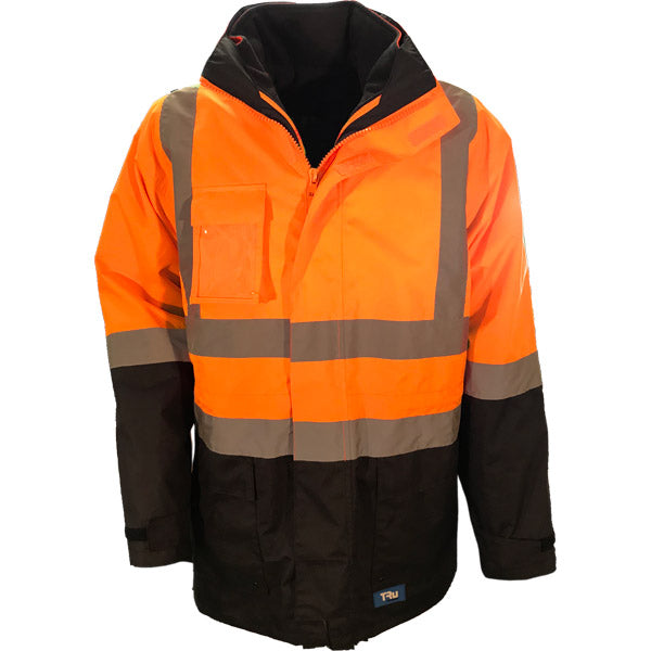 Jacket 6 in 1 with Vest Poly Oxford with TRuRT Reflective Tape (TJ2900T6 + TJ2945T4)