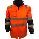 Jacket with Removable Sleeves Poly Oxford TRuRT Reflective Tape