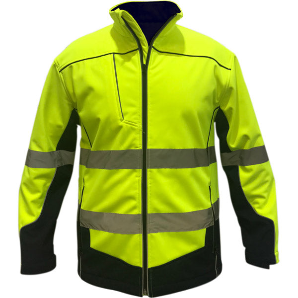 Jacket Soft Shell 2 Tone with piping and TRuRT Reflective Tape