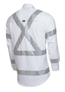 Shirt L/S Cotton Drill with TruRT Reflective Tape  HORIZONTAL Cooling Vents