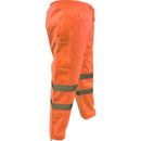 Wet Weather Pants with Cargo Pocket.  Polyester Oxford with Reflective Tape Bio-Motion pattern