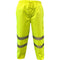 Wet Weather Pants with Cargo Pocket.  Polyester Oxford with Reflective Tape Bio-Motion pattern