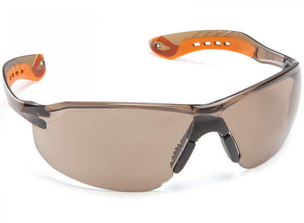 Force360 Glide Dark Brown Lens Safety Spectacle