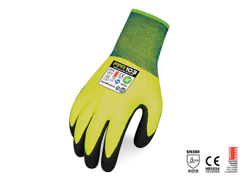 Force360 CoolFlex AGT Ultra Hi Vis Nitrile Glove