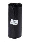 Bin Liner 27L Black Tidy Roll HDPE