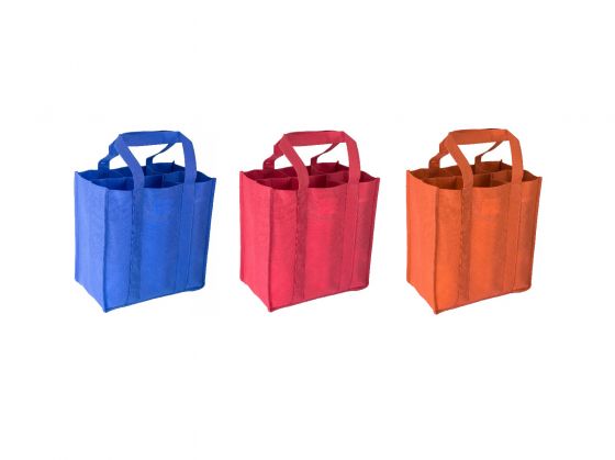 6 Bottle Wine Bag Non Woven