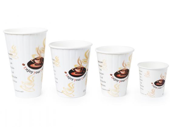 Coffee Cup 'EYC' Dual Panel range (4OZ, 8OZ, 12OZ, 16OZ)