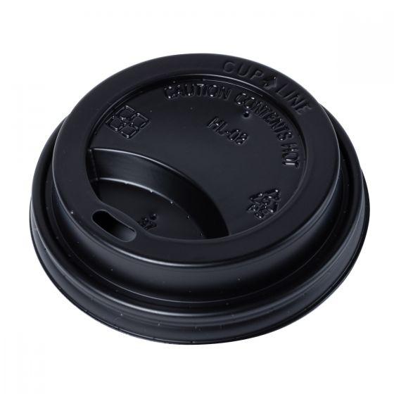 Black Coffee Cup LID 8OZ