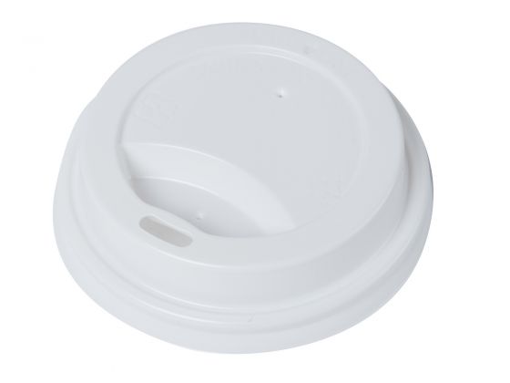 White Coffee Cup LID 8OZ