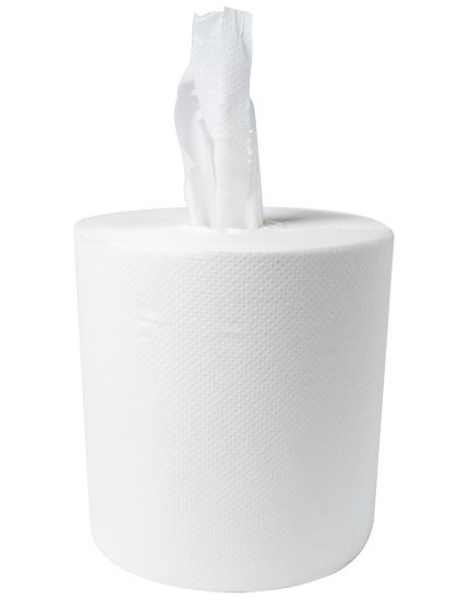 Paper Towel Centrefeed WHITE Virgin Paper