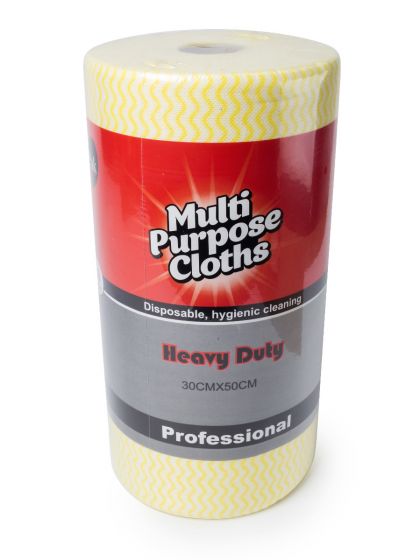 Heavy-Duty Wipe Yellow 80 cloths